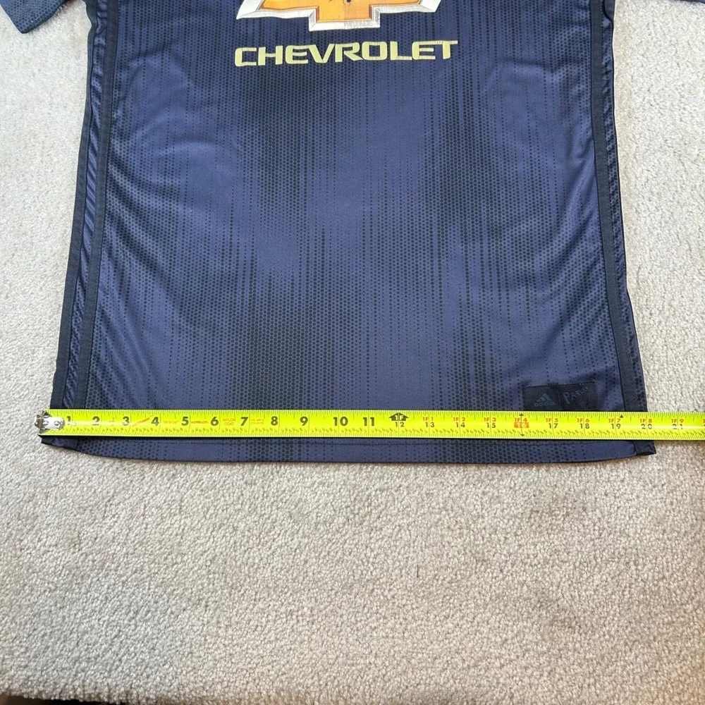 Adidas Manchester United Jersey Mens Medium Navy Romelu Lukaku 9 2018-19 Parley